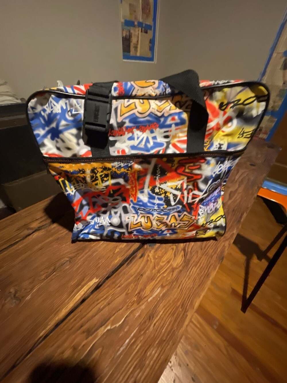 Lucas Graffiti Travel Duffle and Gym Bag Carryon Luggage